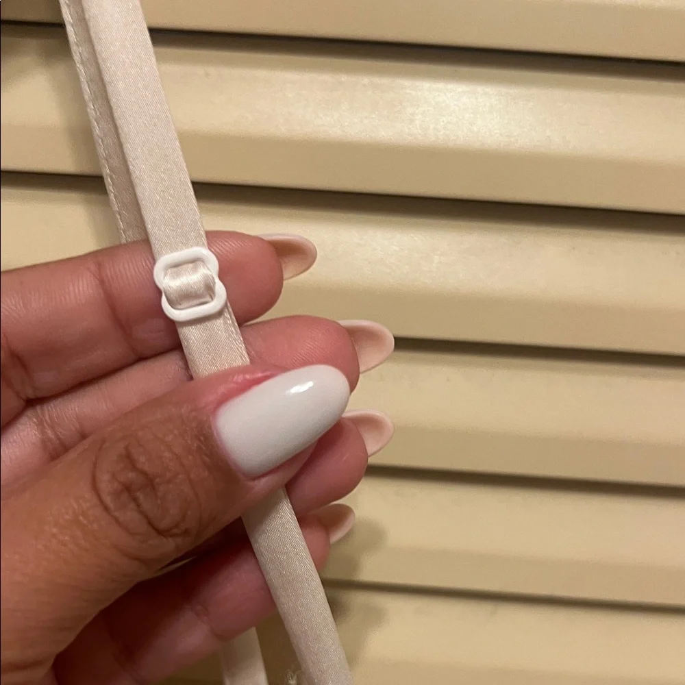 White House Black Market Ivory Lace Trim Camisole - Picture 9 of 12